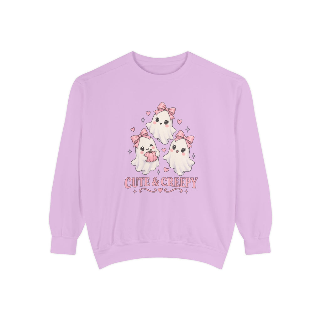 Cute and Creepy Sweatshirt – Orchid