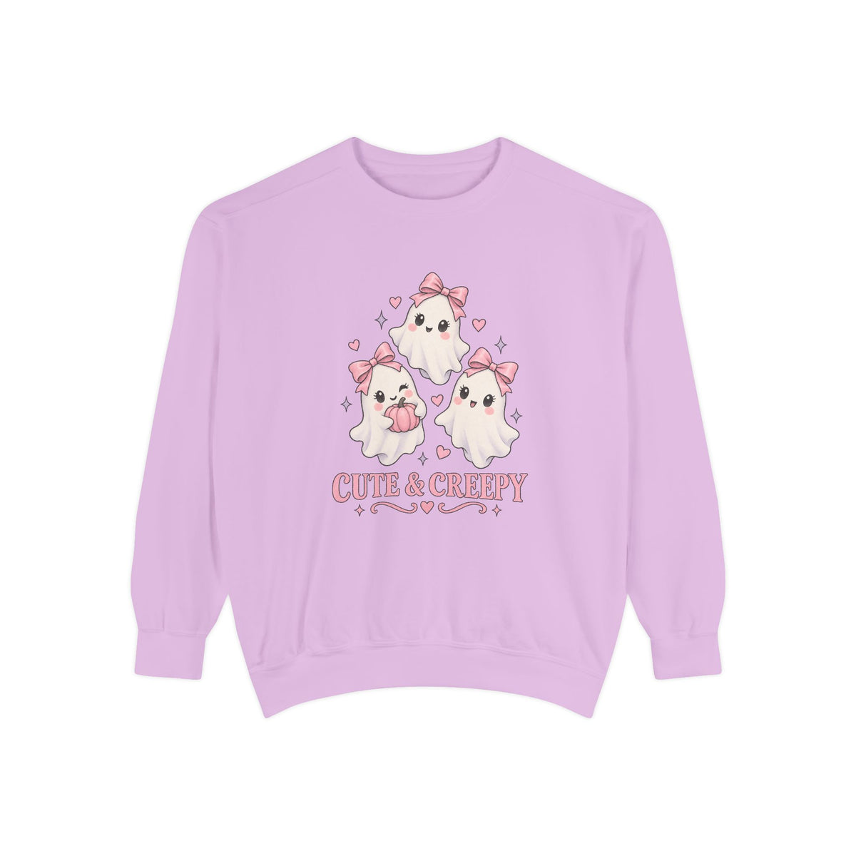 Cute and Creepy Sweatshirt – Orchid