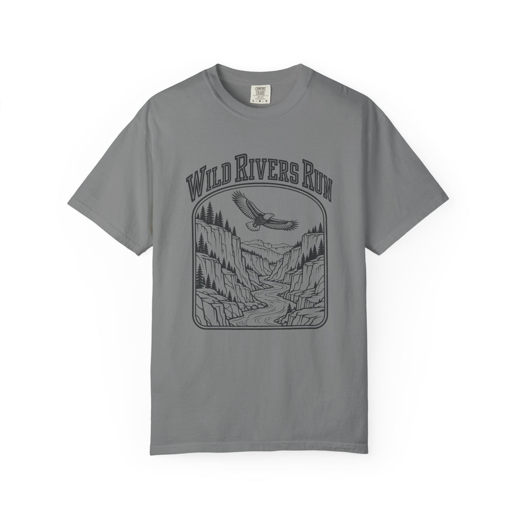 Wild Rivers Run T-Shirt – Grey