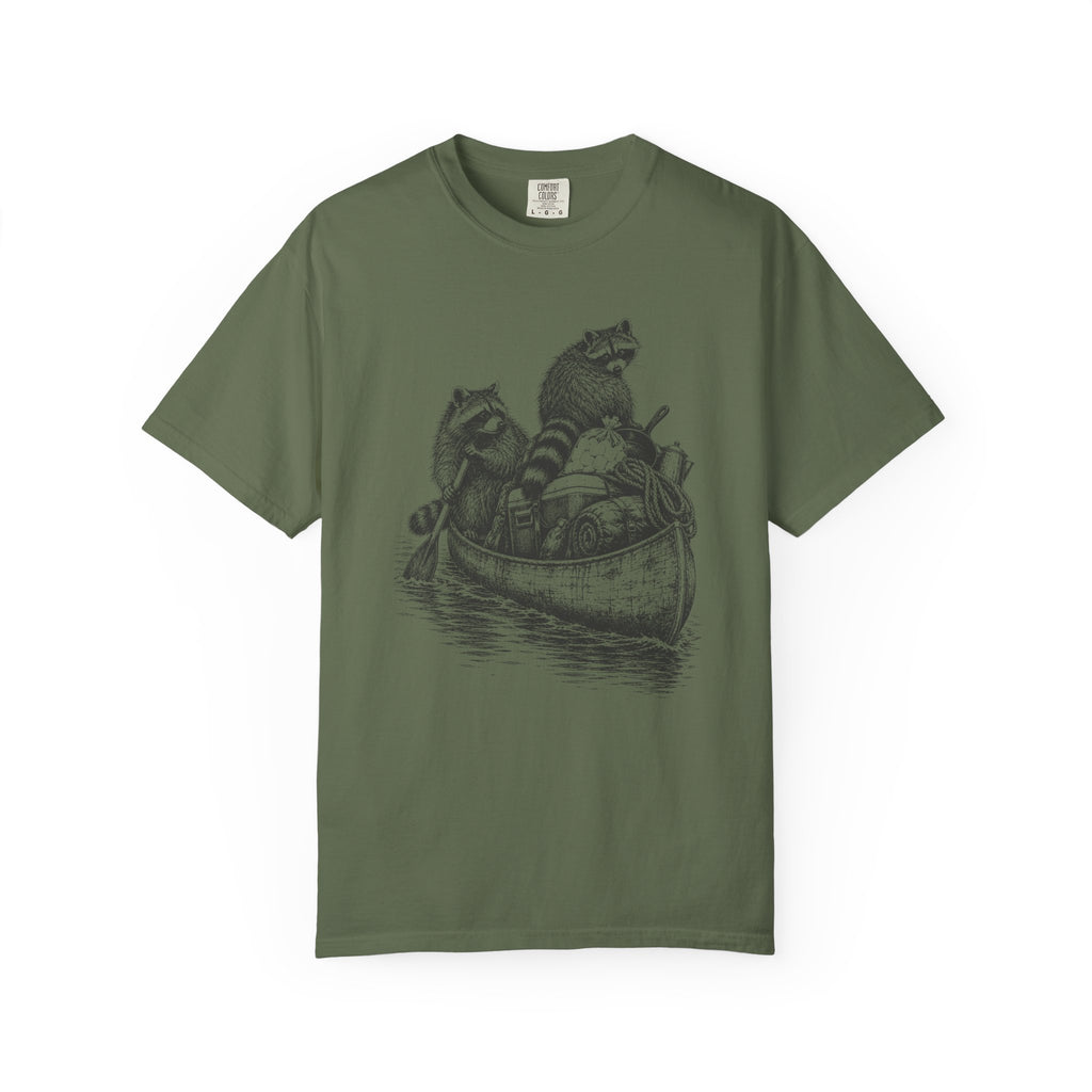 Raccoon Canoe Heist T-Shirt