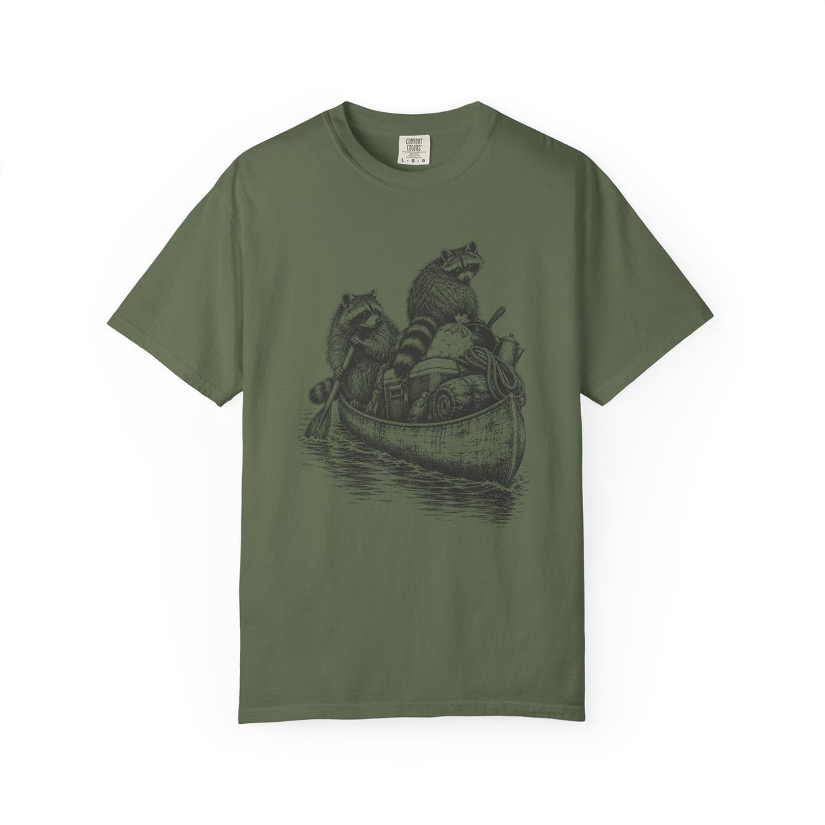 Raccoon Canoe Heist T-Shirt