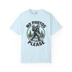 No Photos Please T-Shirt – Chambray
