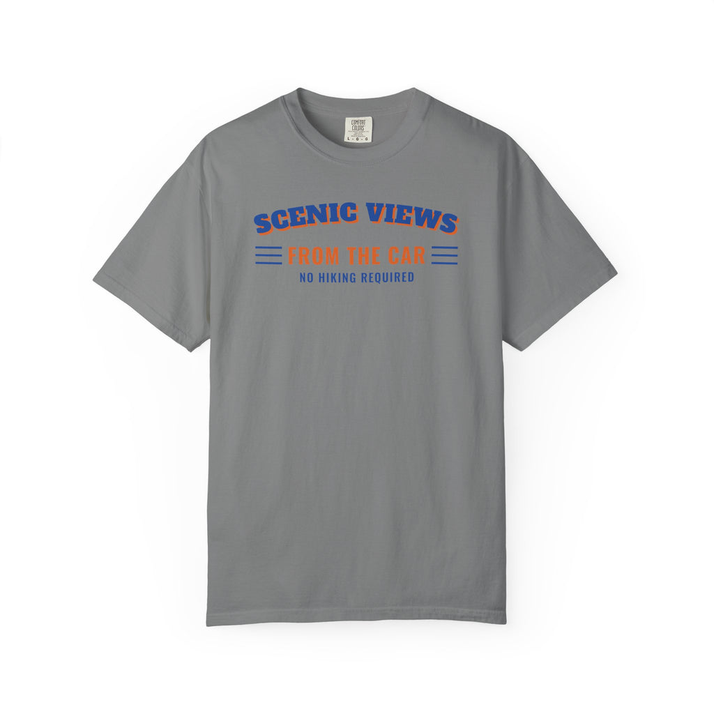 Scenic Views from the Car T-Shirt – Grey
