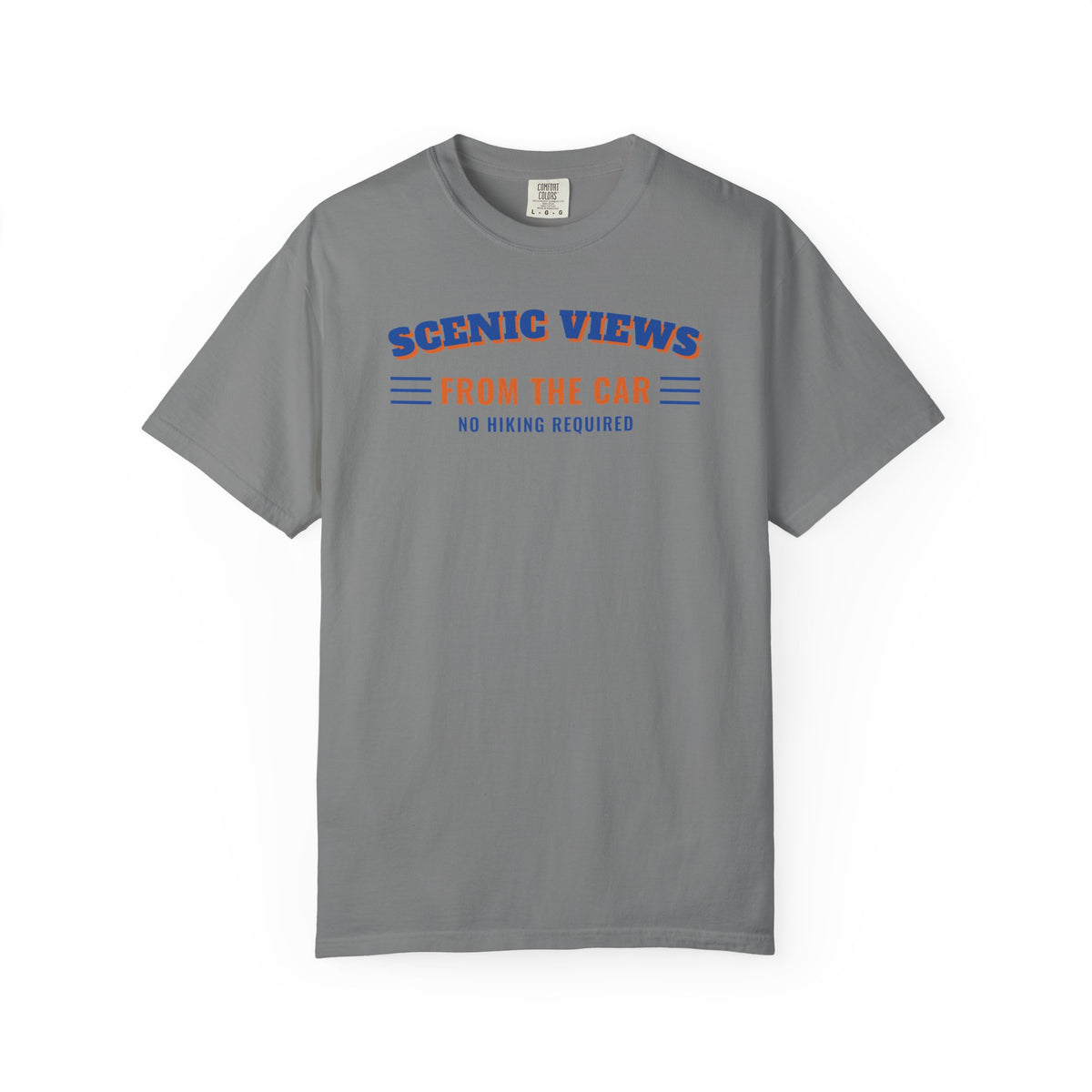 Scenic Views from the Car T-Shirt – Grey