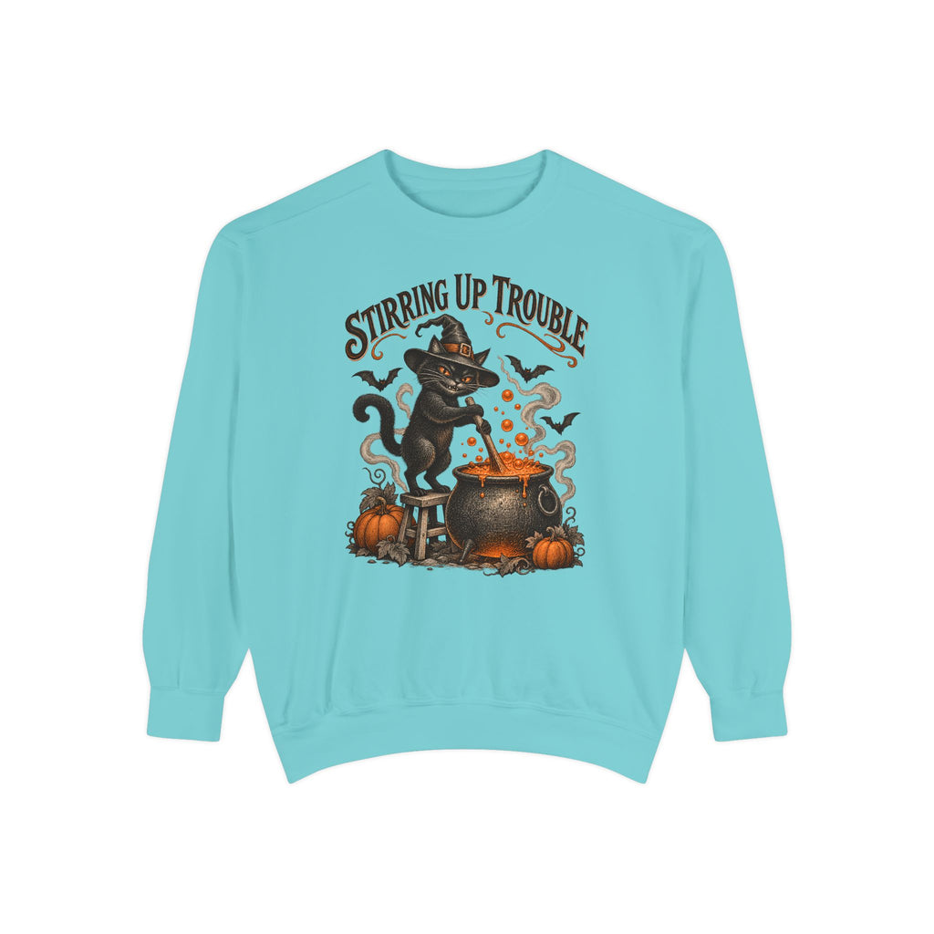 Stirring Up Trouble Sweatshirt – Chalky Mint