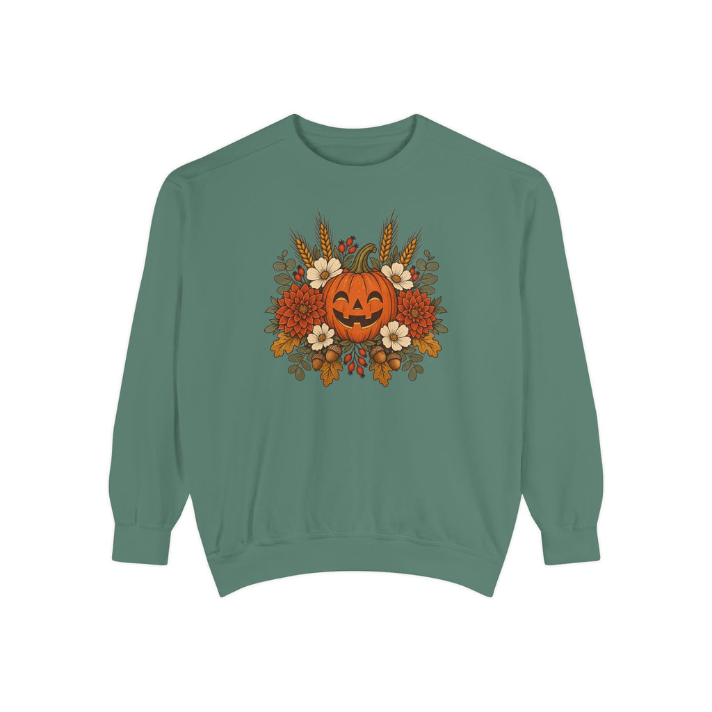 Harvest Grin Sweatshirt – Light Green