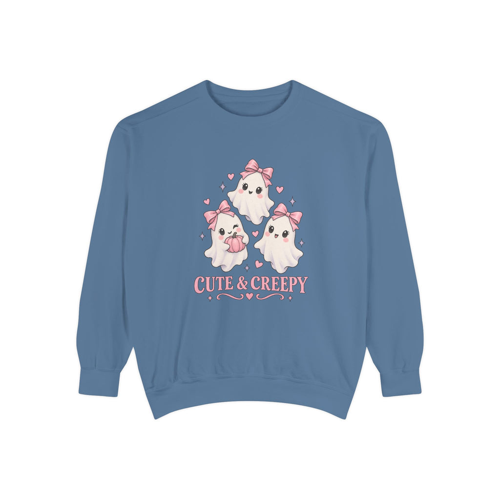Cute and Creepy Sweatshirt – Blue Jean