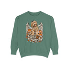 Curls & Cobwebs Sweatshirt – Light Green