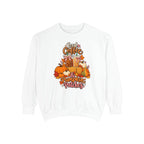 Iced Coffee & Pumpkin Patches Sweatshirt – White
