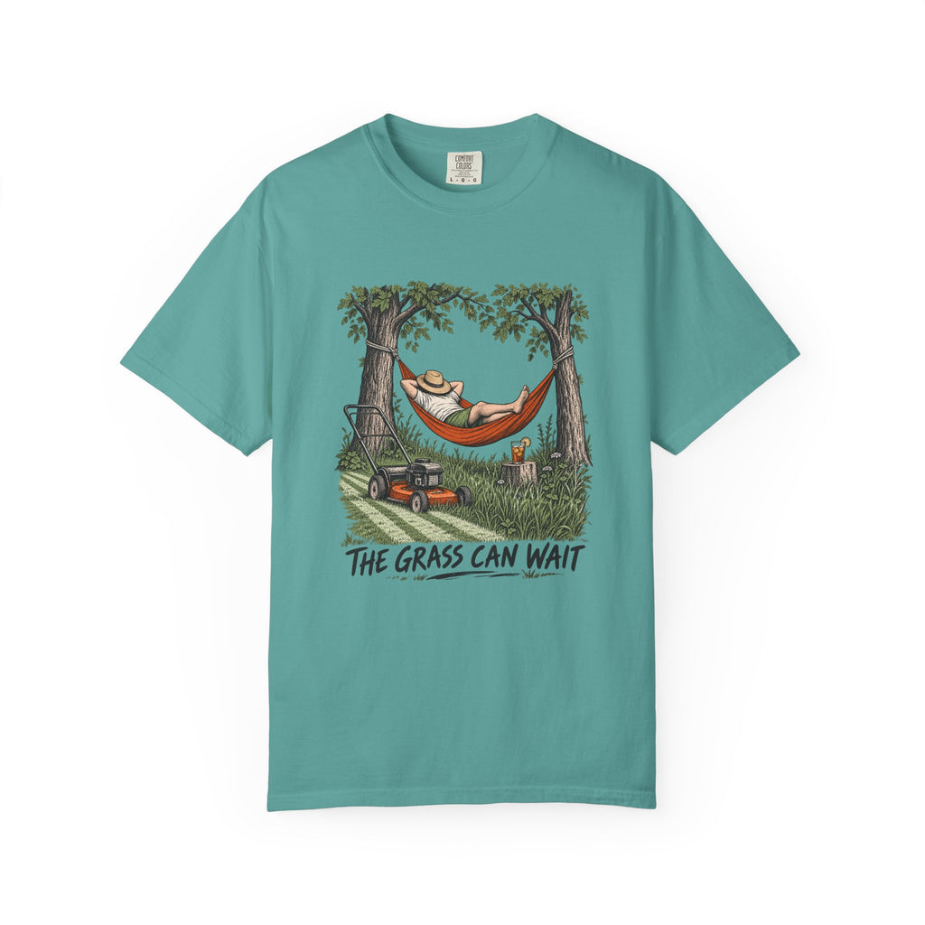 The Grass Can Wait T-Shirt – Seafoam