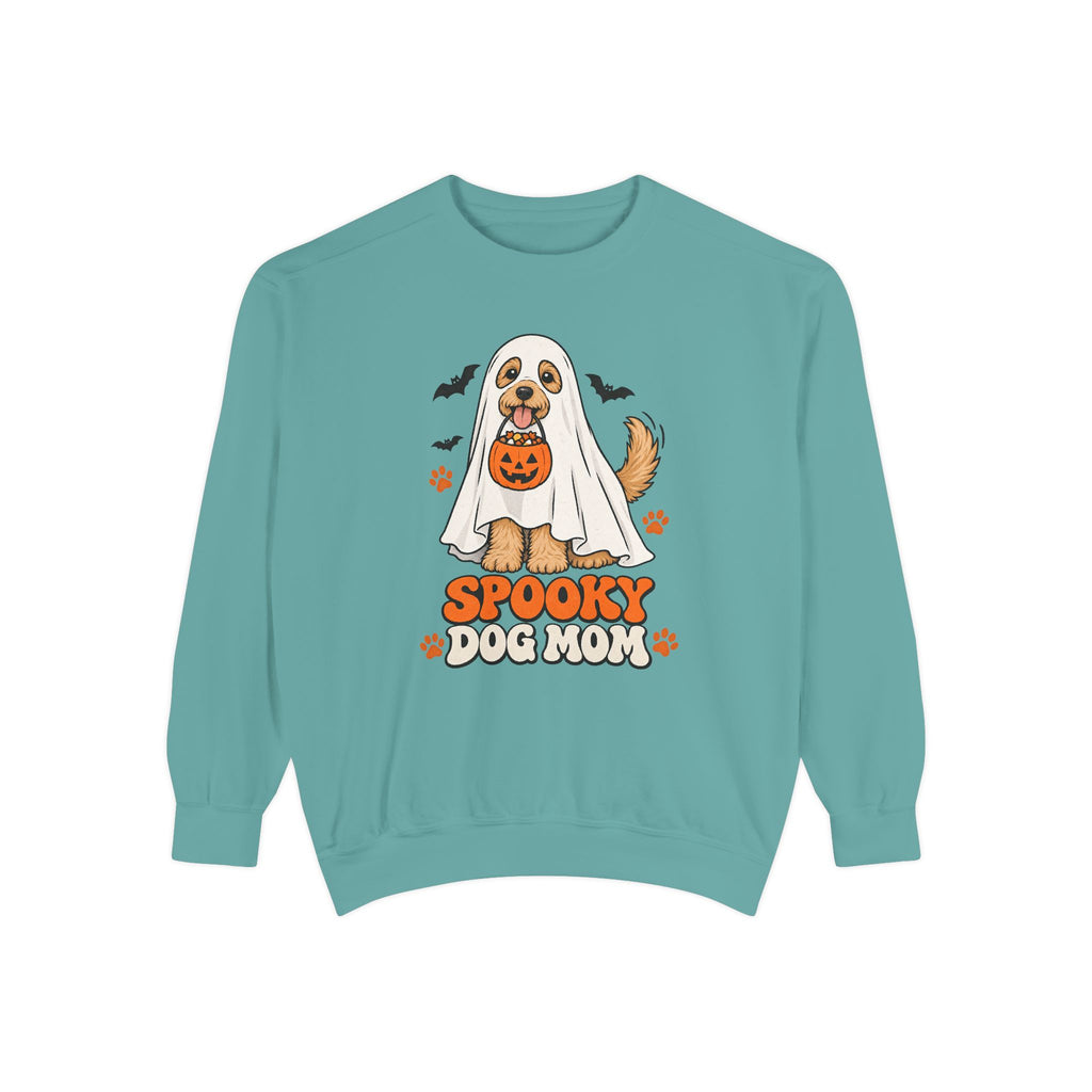Spooky Dog Mom Sweatshirt – Seafoam