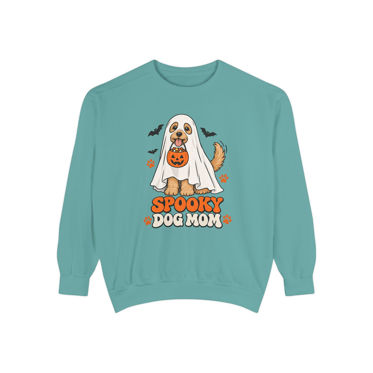 Spooky Dog Mom Sweatshirt – Seafoam