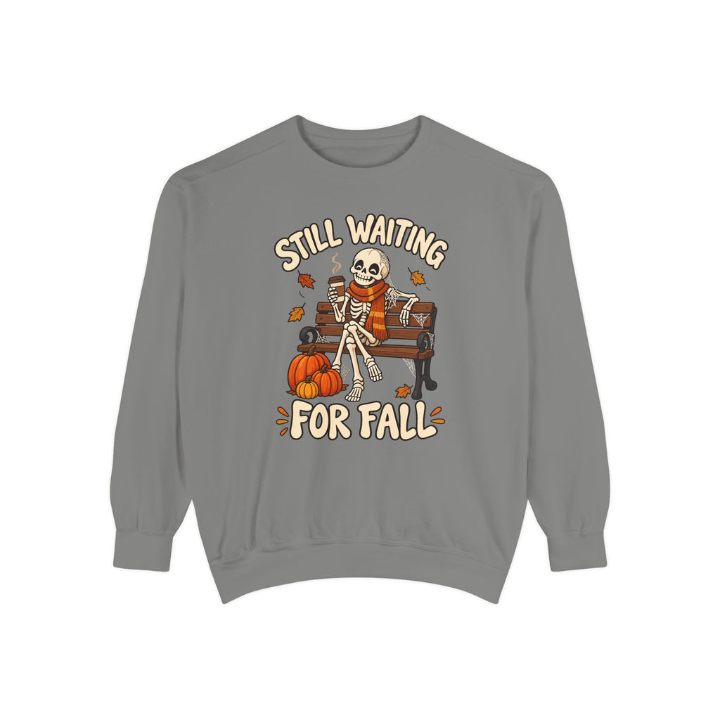 Still Waiting for Fall Sweatshirt – Grey