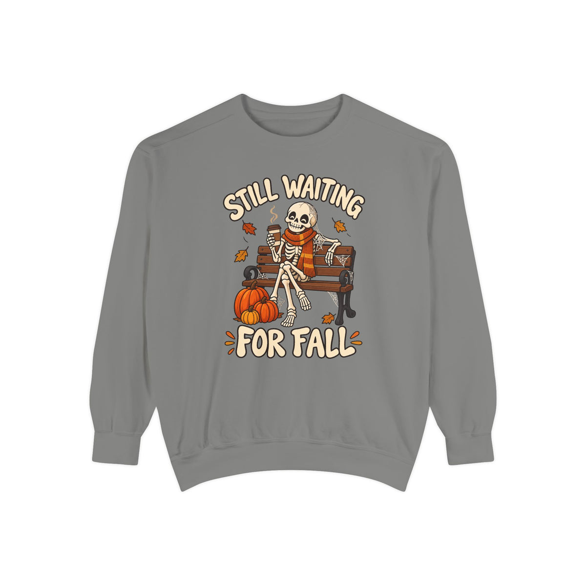 Still Waiting for Fall Sweatshirt – Grey