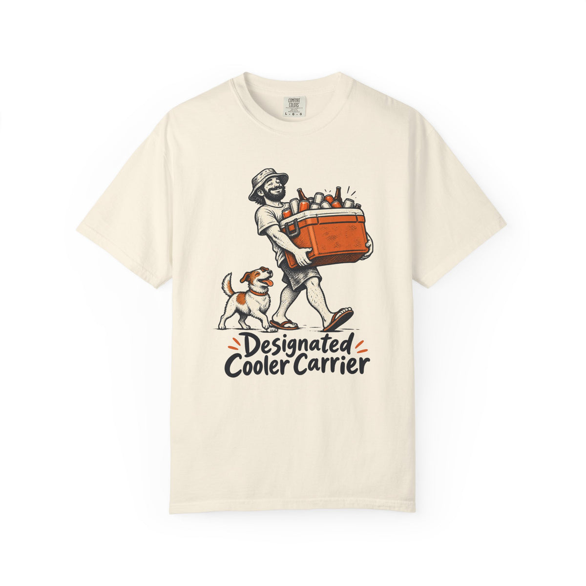 Designated Cooler Carrier T-Shirt – Ivory