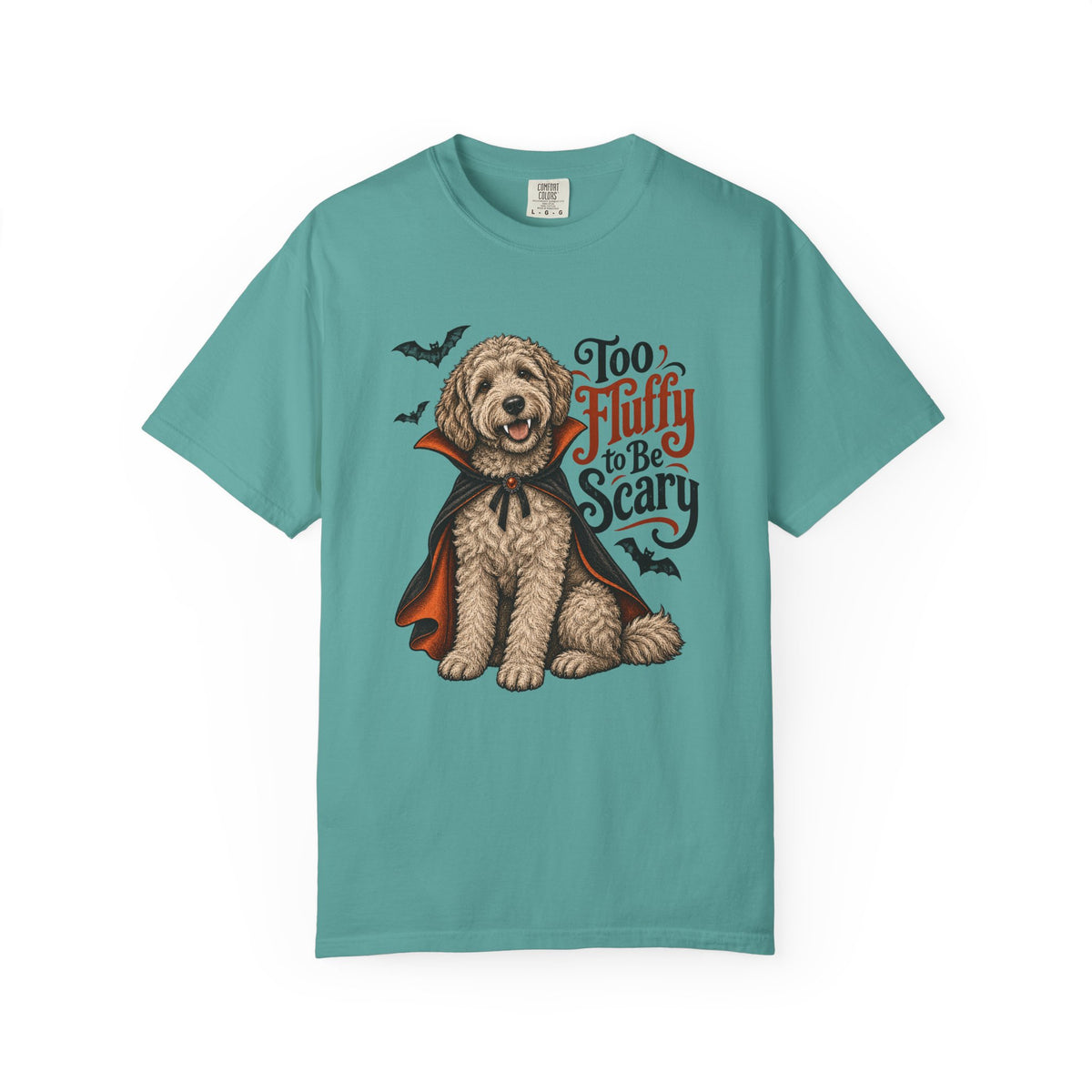 Too Fluffy to Be Scary T-Shirt – Seafoam