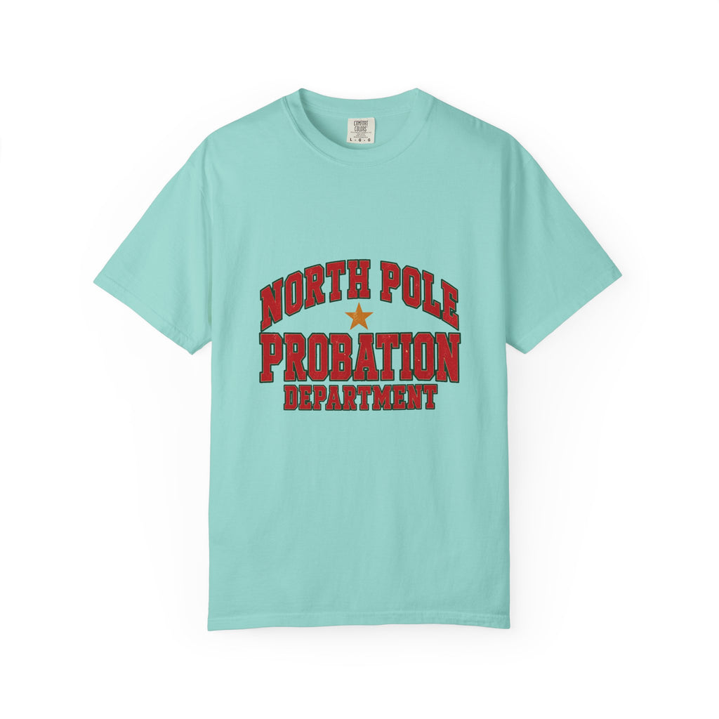 North Pole Probation Department T-Shirt – Chalky Mint