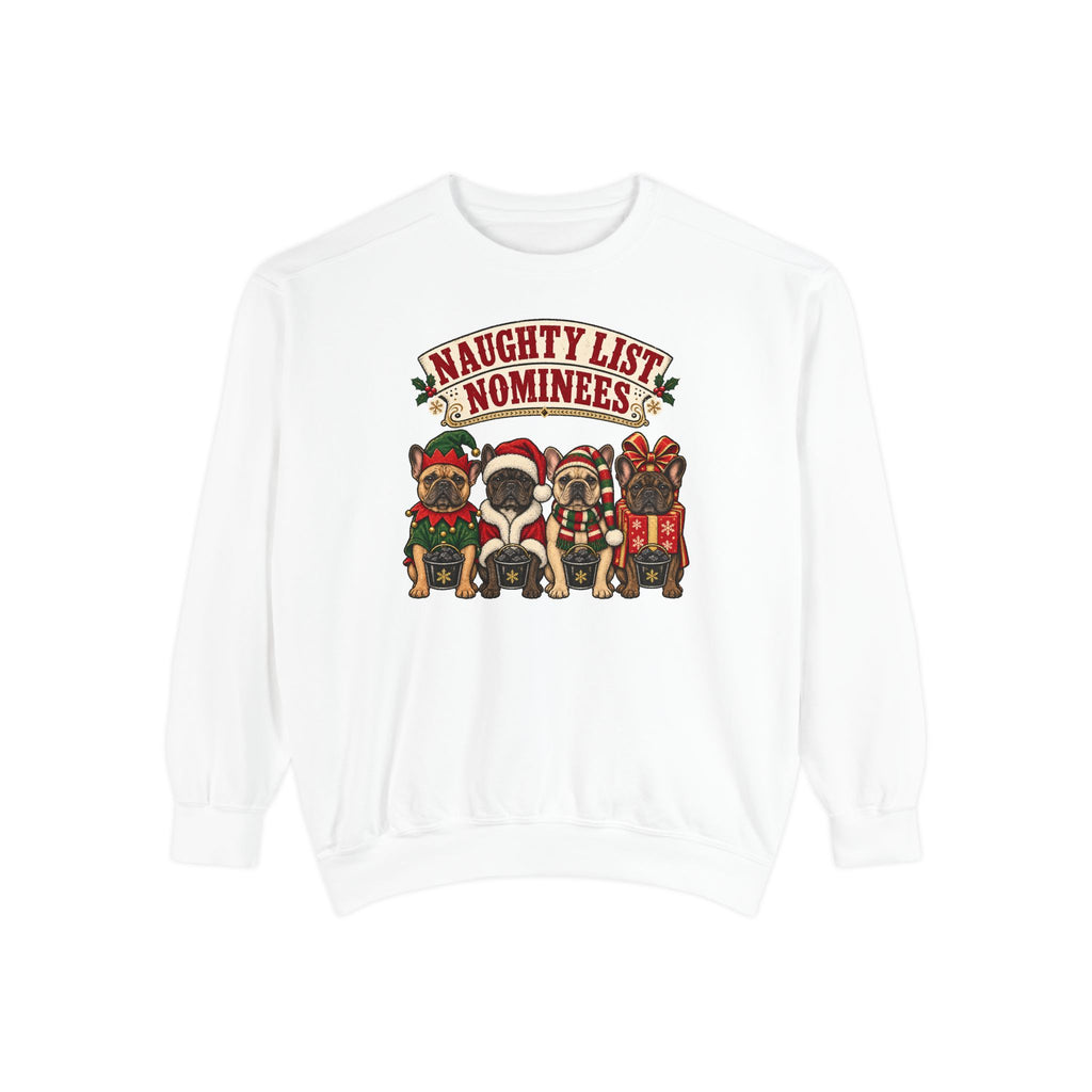 Naughty List Nominees Sweatshirt – White