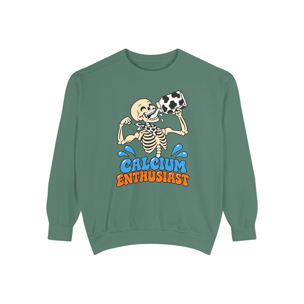 Calcium Enthusiast Sweatshirt – Light Green