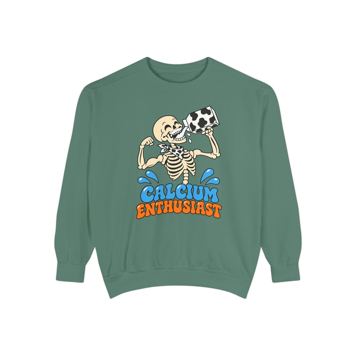 Calcium Enthusiast Sweatshirt – Light Green