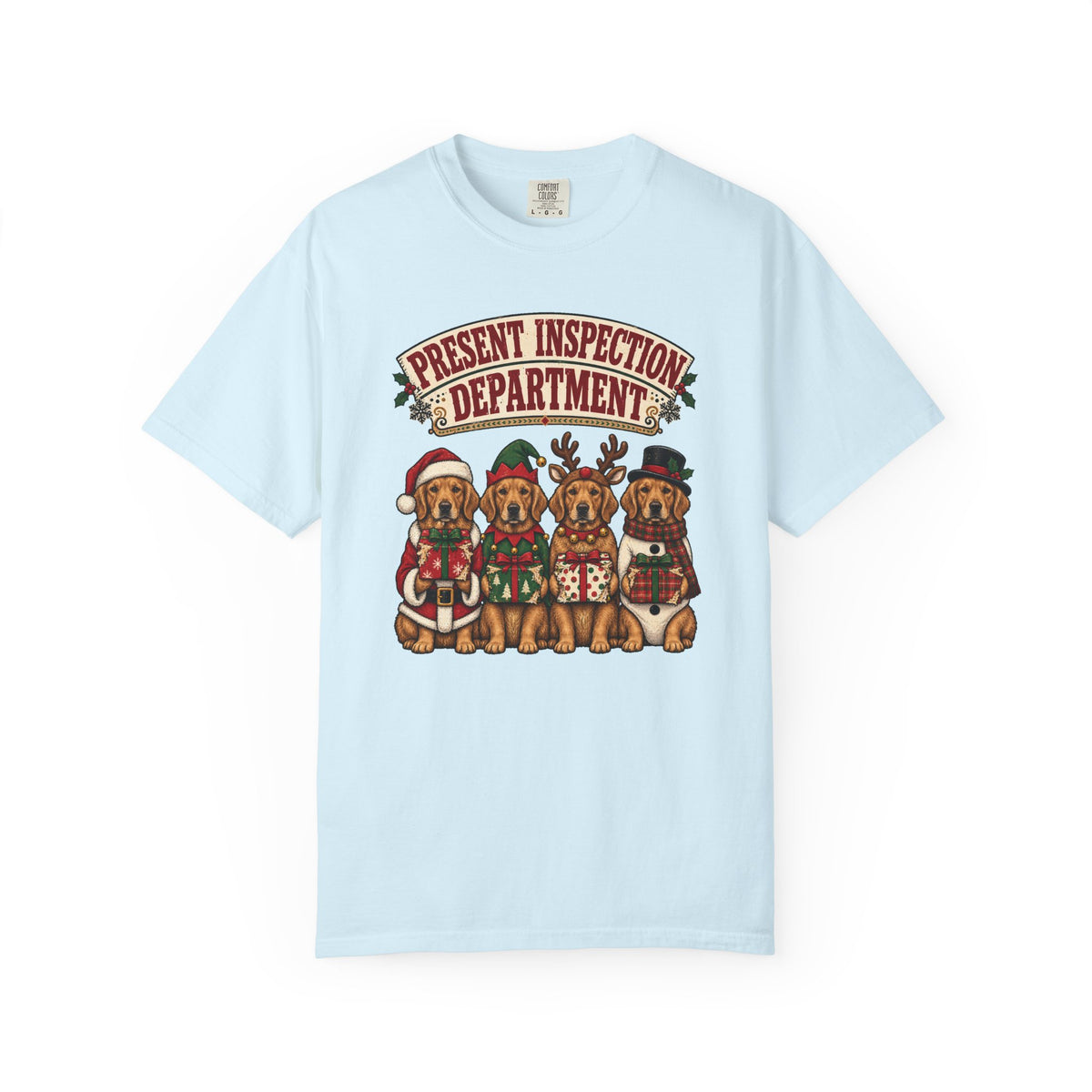Present Inspection Department T-Shirt – Chambray