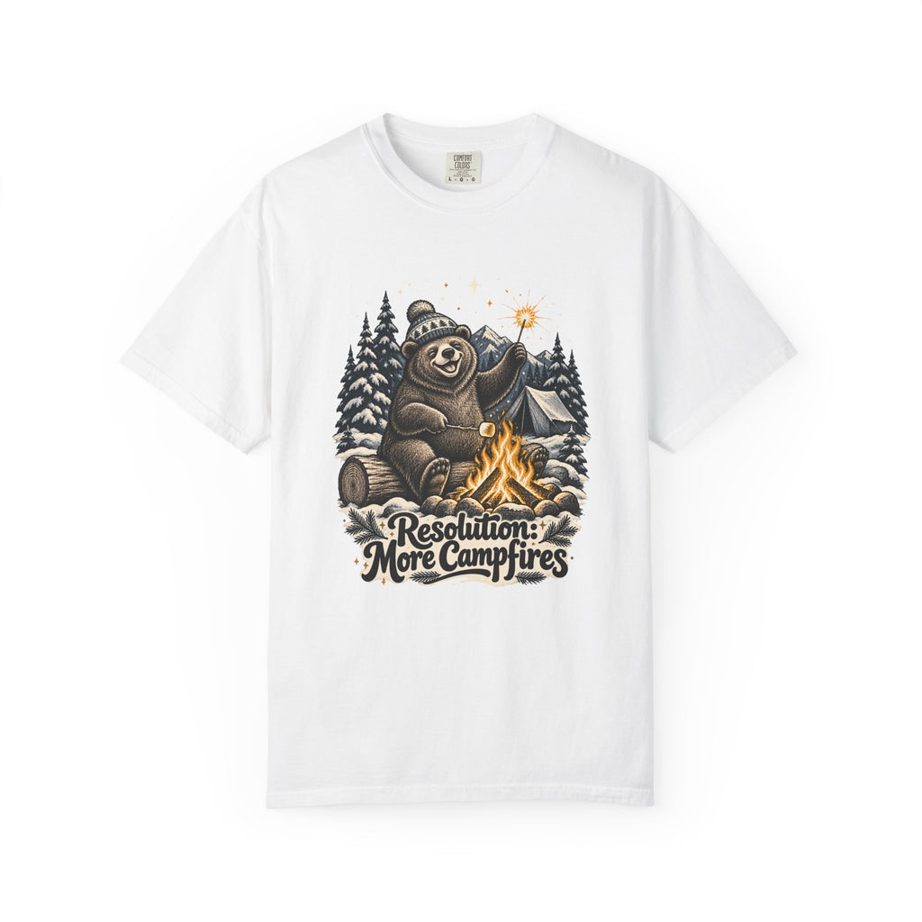 Resolution: More Campfires T-Shirt – White