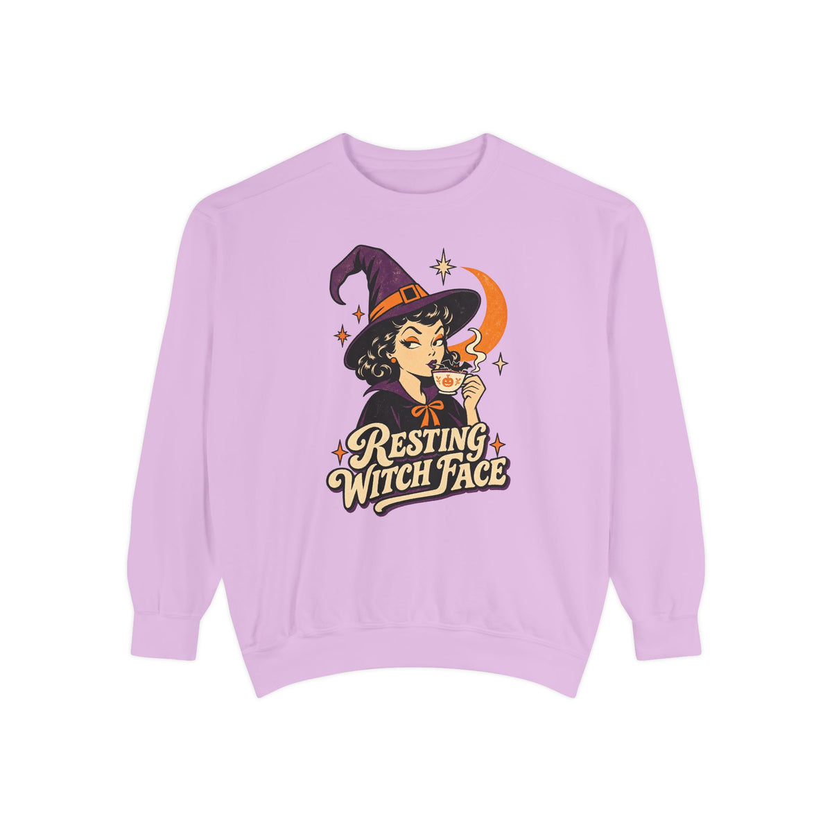 Resting Witch Face Sweatshirt – Orchid