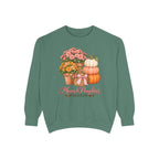 Mums & Pumpkins Season Sweatshirt – Light Green