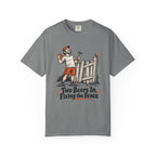 Two Beers In, Fixing the Fence T-Shirt – Grey