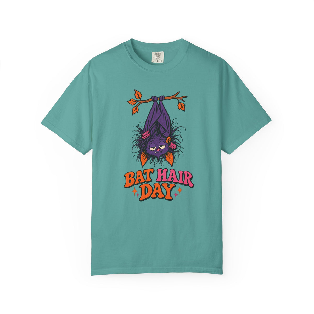 Bat Hair Day T-Shirt – Seafoam
