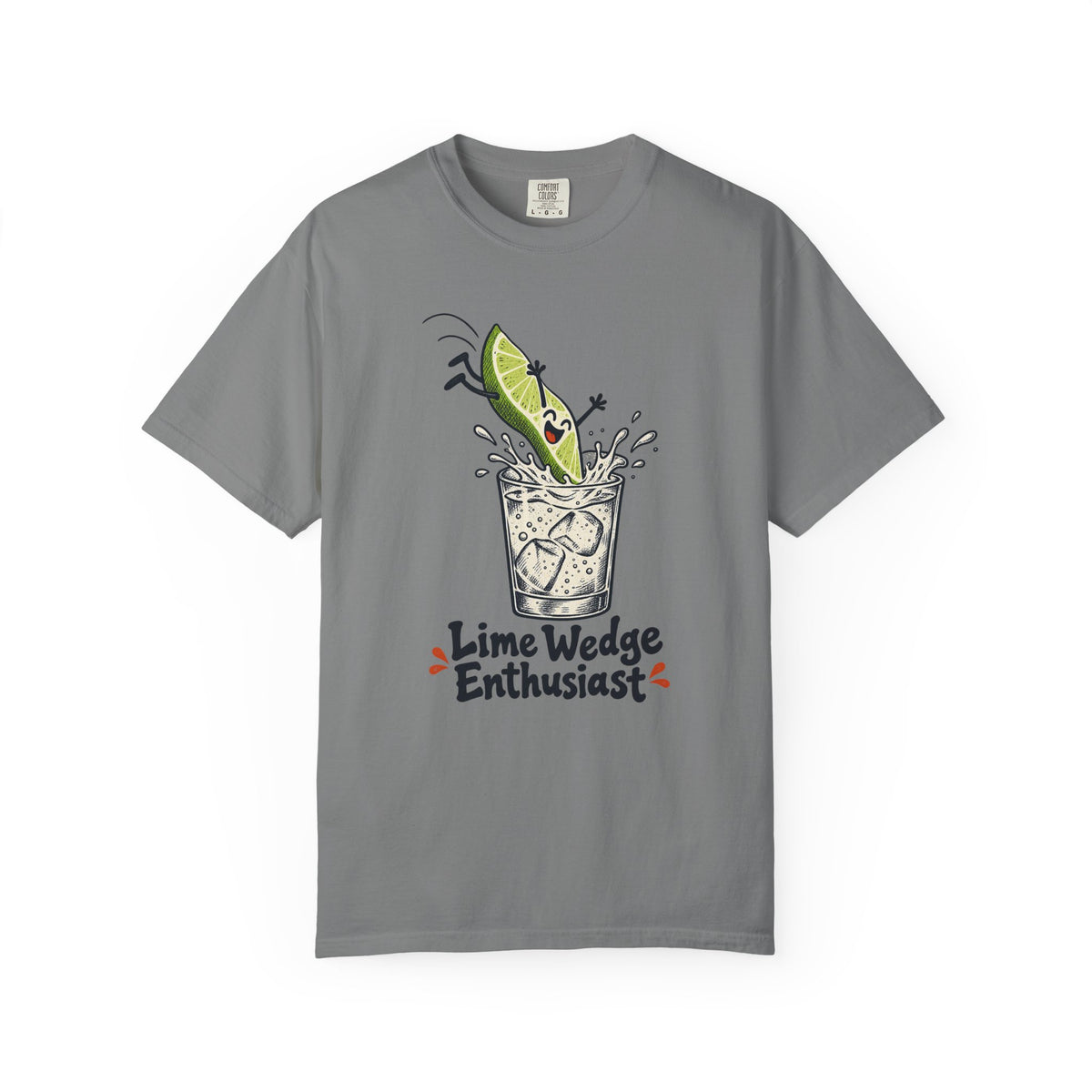Lime Wedge Enthusiast T-Shirt – Grey