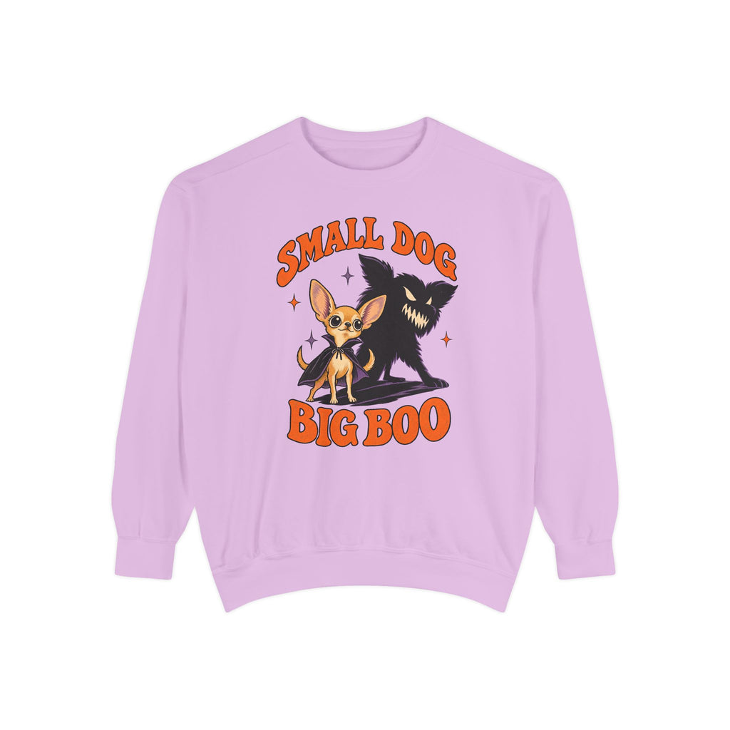 Small Dog, Big Boo Sweatshirt – Orchid