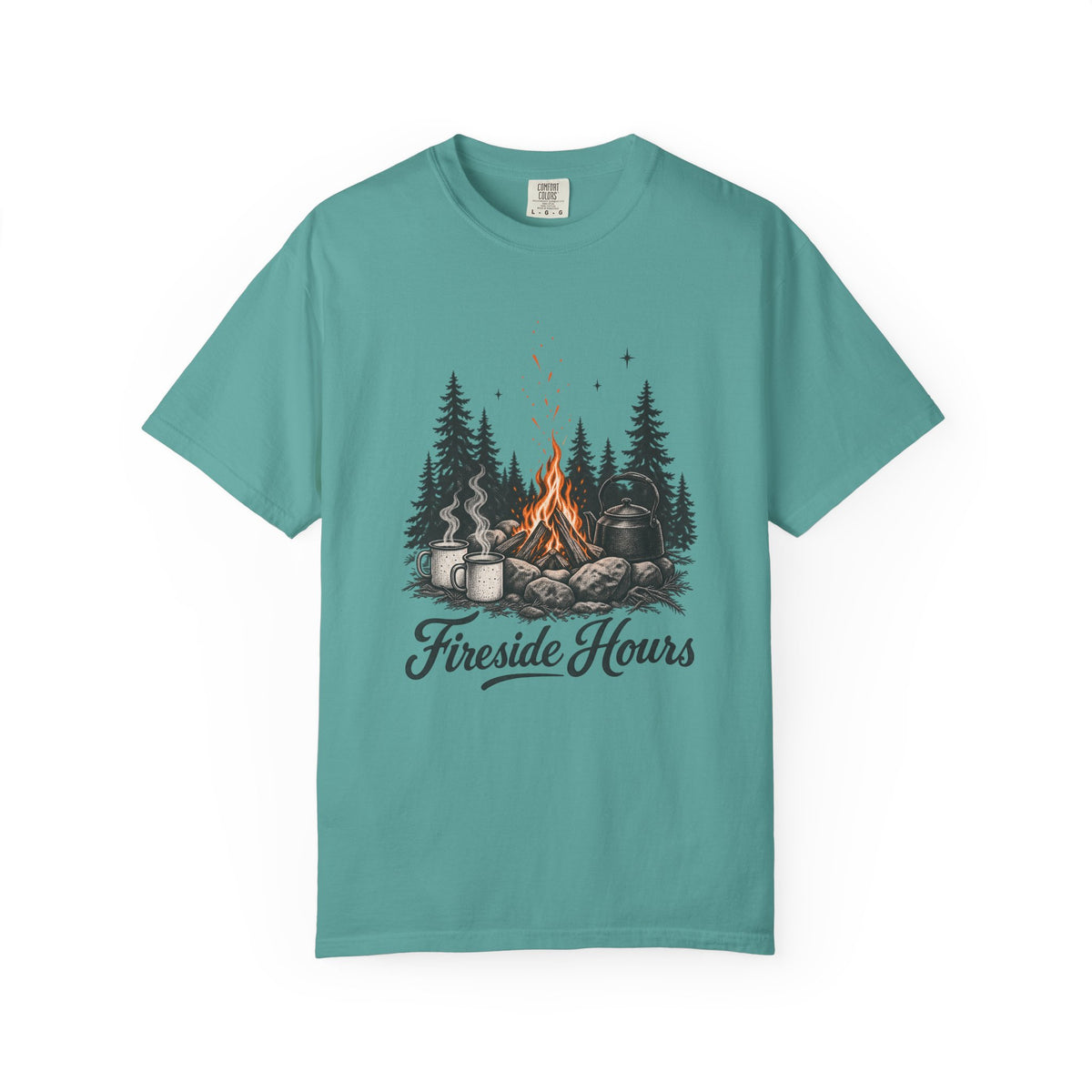 Fireside Hours T-Shirt – Seafoam