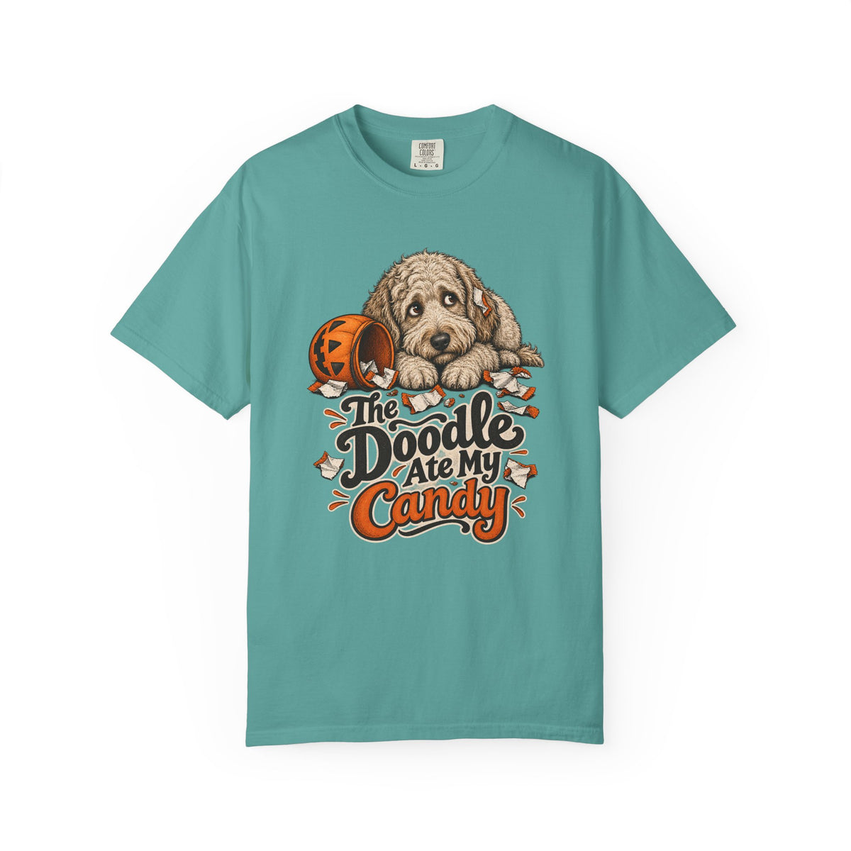 The Doodle Ate My Candy T-Shirt – Seafoam