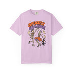 Spooky Season Dancing Skeletons T-Shirt – Orchid