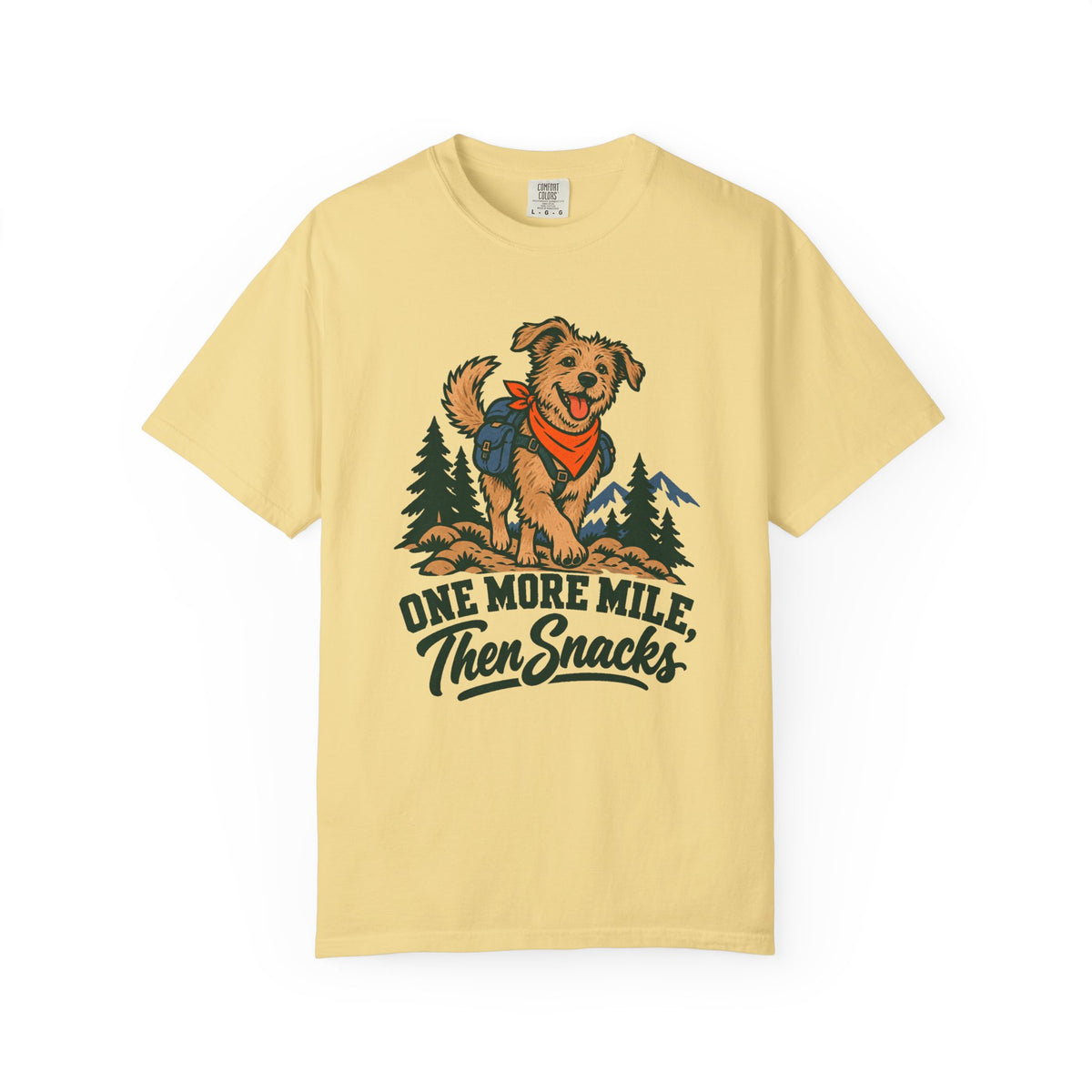 One More Mile, Then Snacks T-Shirt – Butter
