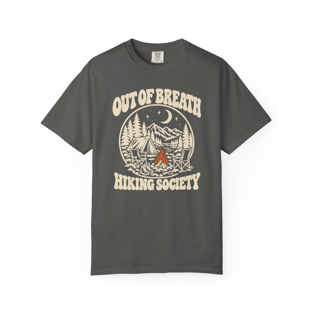 Out of Breath Hiking Society Campfire Night T-Shirt