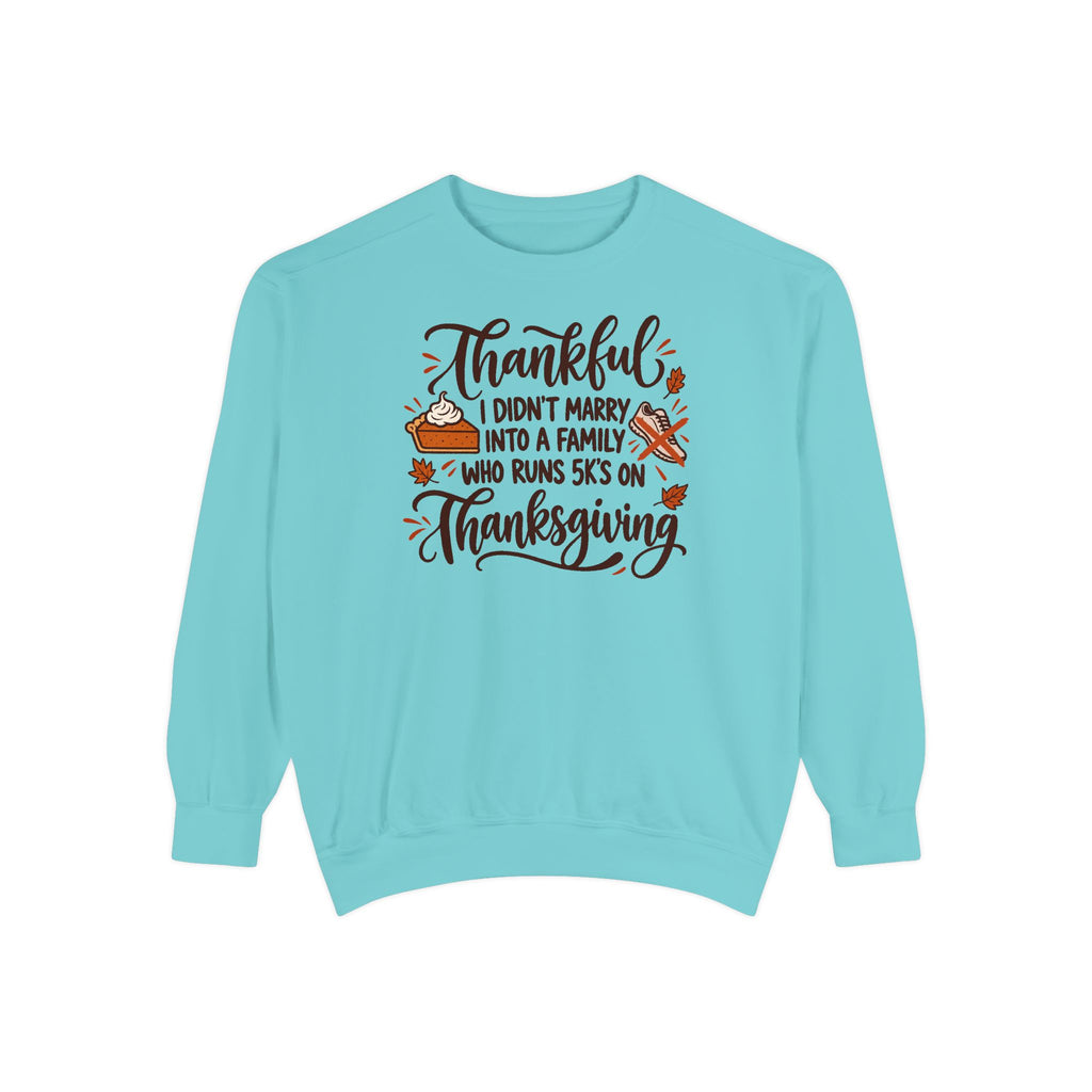 Not a 5K Family Pie Script Sweatshirt