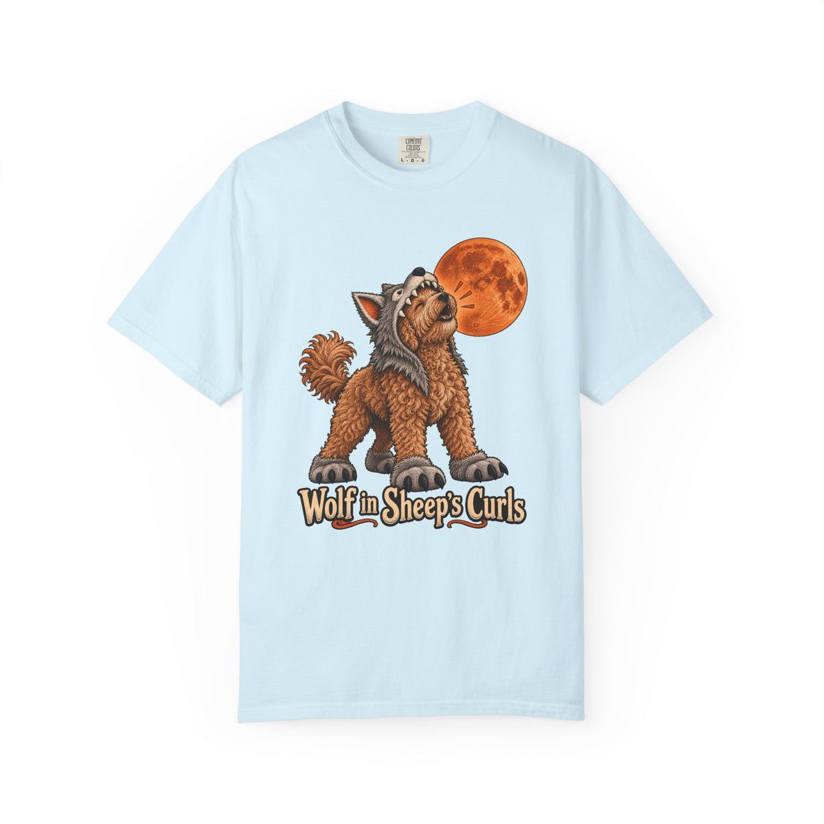 Wolf in Sheep's Curls T-Shirt – Chambray