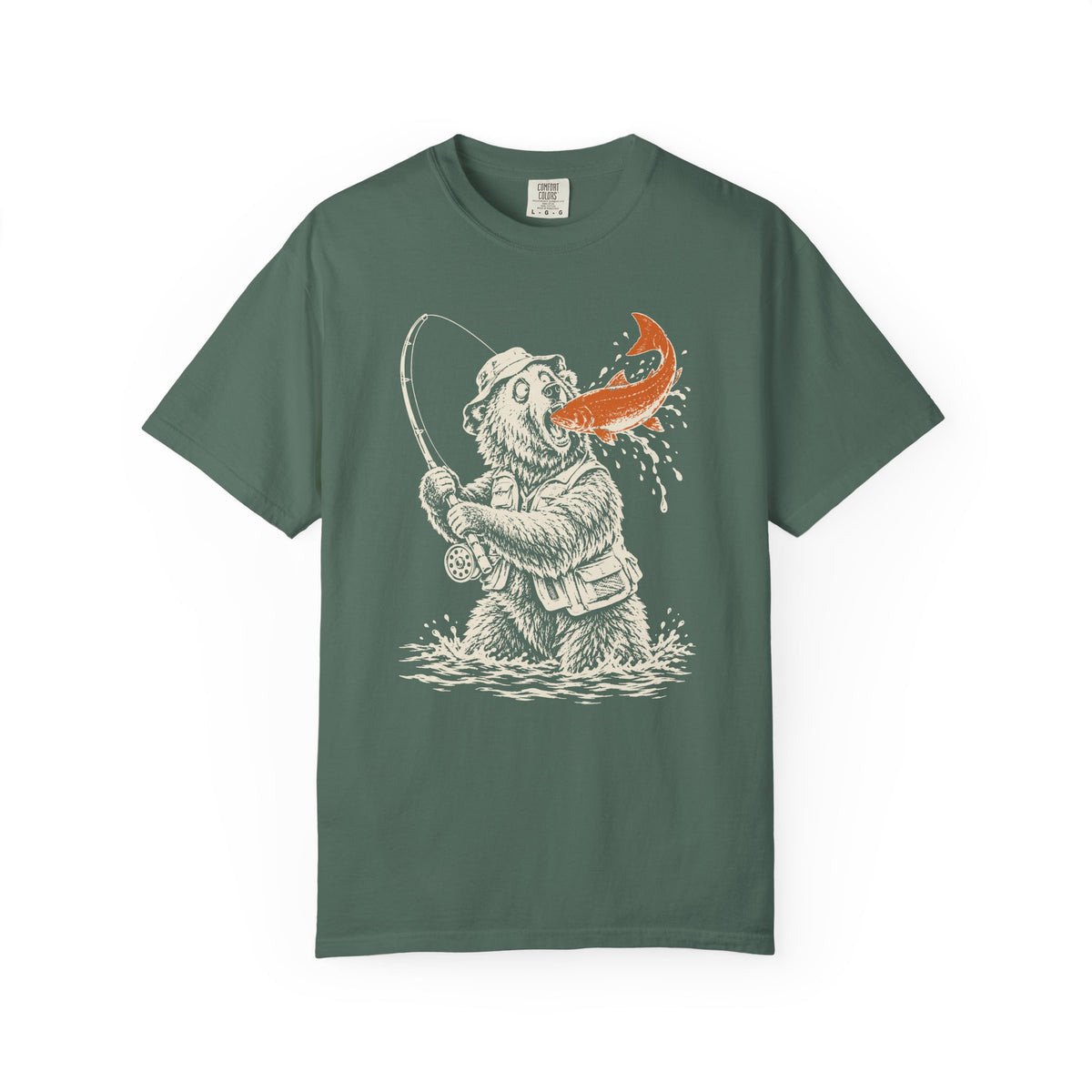 Gone Fishing Grizzly T-Shirt