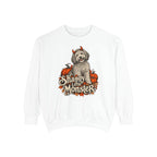 Shaggy Little Monster Sweatshirt – White