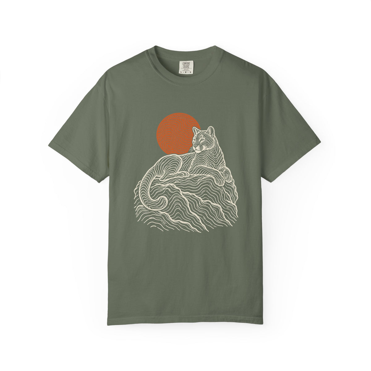 Topo Mountain Lion T-Shirt