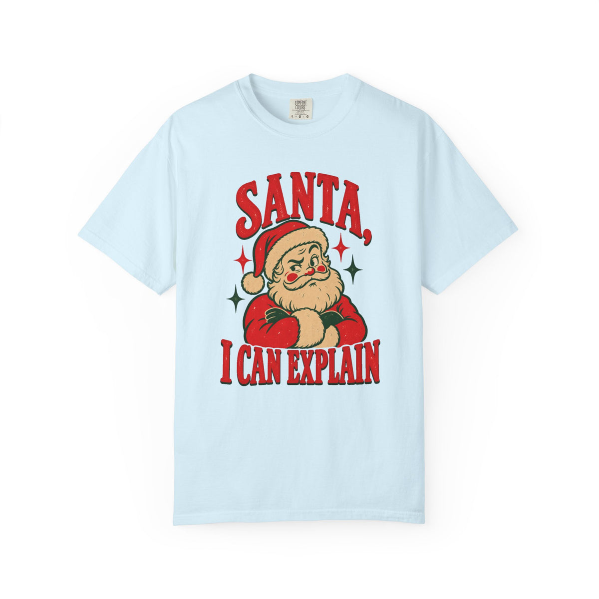 Santa, I Can Explain T-Shirt – Chambray