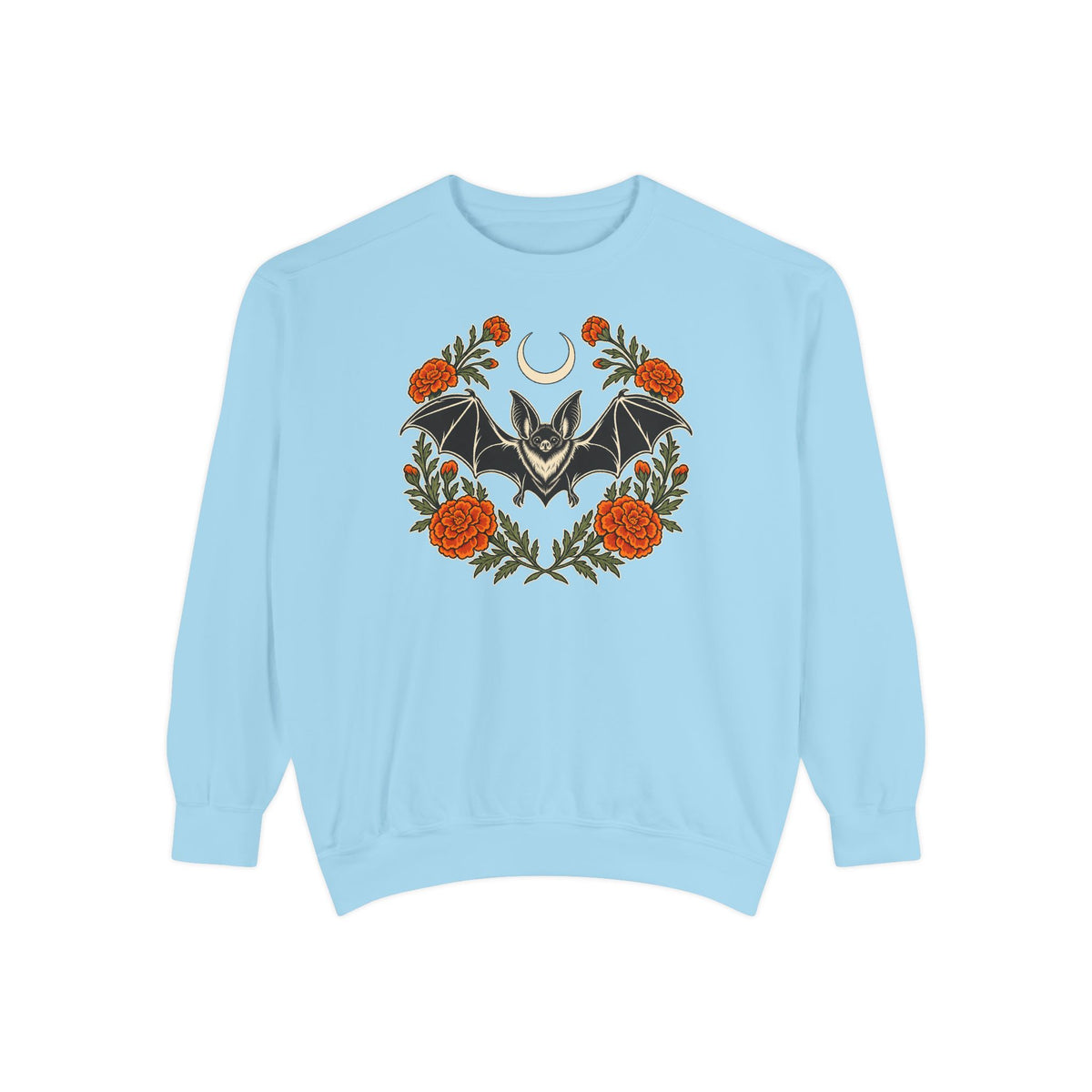 Botanical Bat Sweatshirt – Chambray