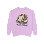 Pie First, Nap Second Sweatshirt – Orchid