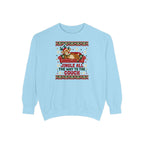 Jingle All the Way to the Couch Ugly Christmas Sweatshirt – Chambray