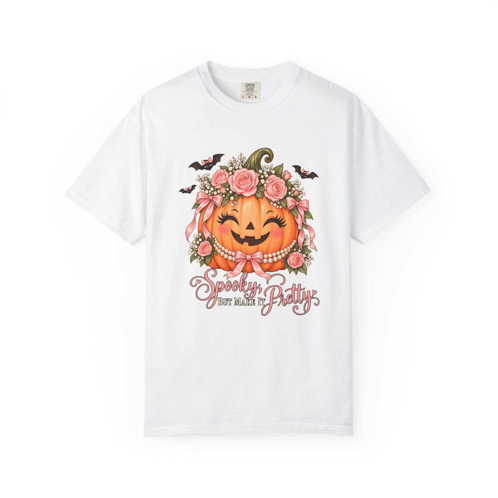 Spooky, But Make It Pretty T-Shirt – White