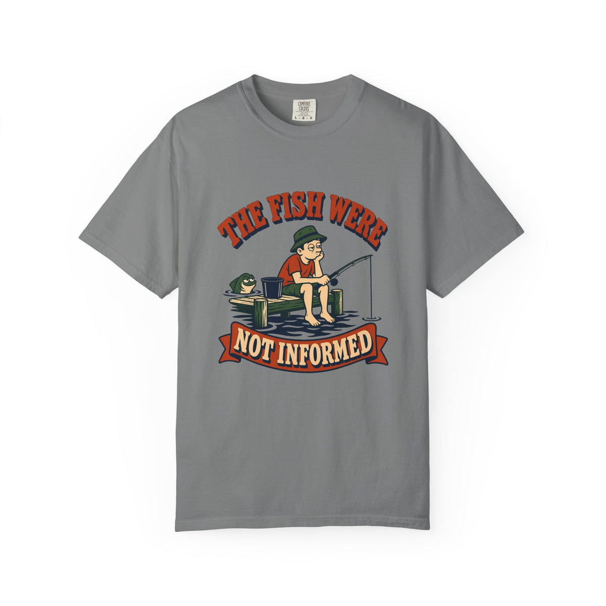 The Fish Were Not Informed T-Shirt – Grey