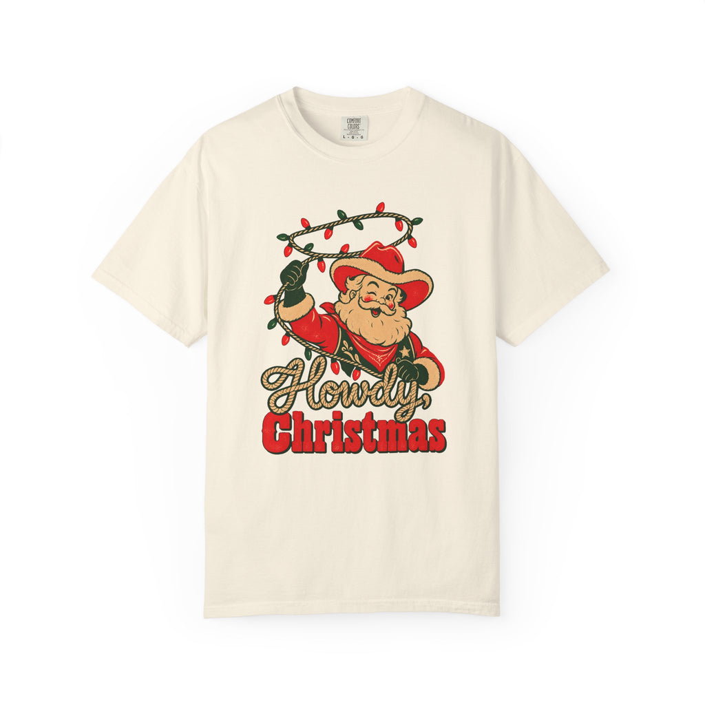 Howdy, Christmas T-Shirt – Ivory