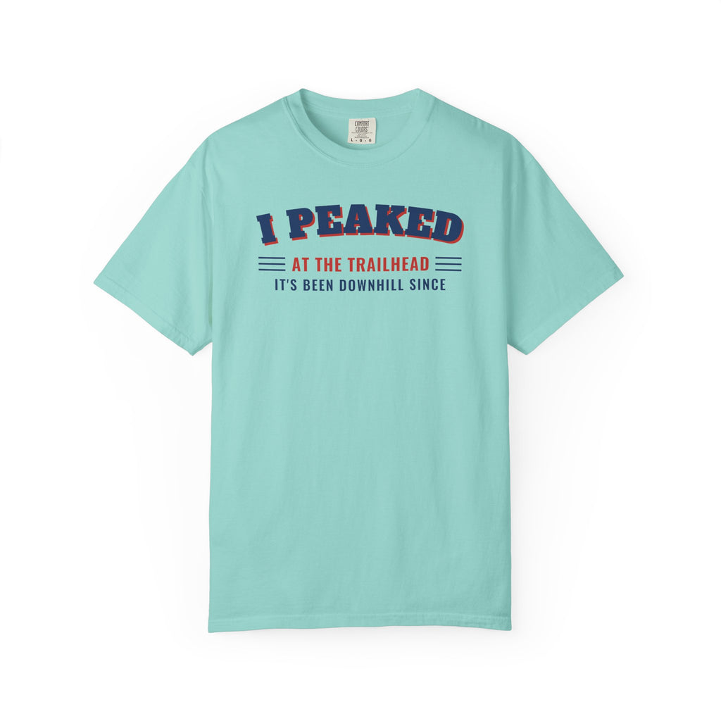 I Peaked at the Trailhead T-Shirt – Chalky Mint